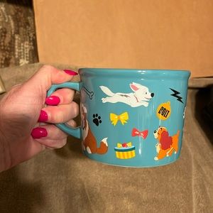Oh My Disney dogs mug light blue with all the dogs front and center NWTs